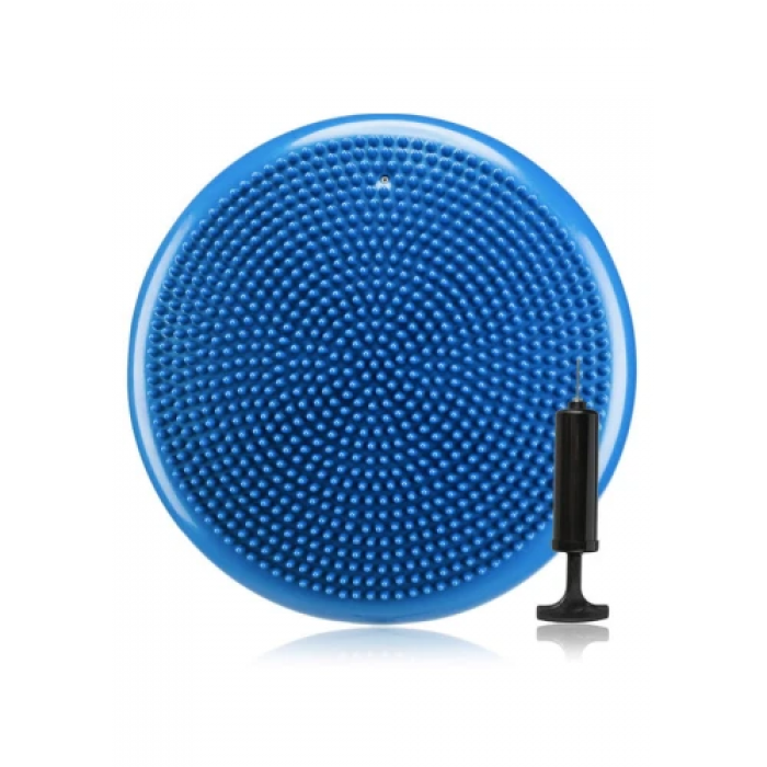 Балансувальна подушка Gymtek синя + насос