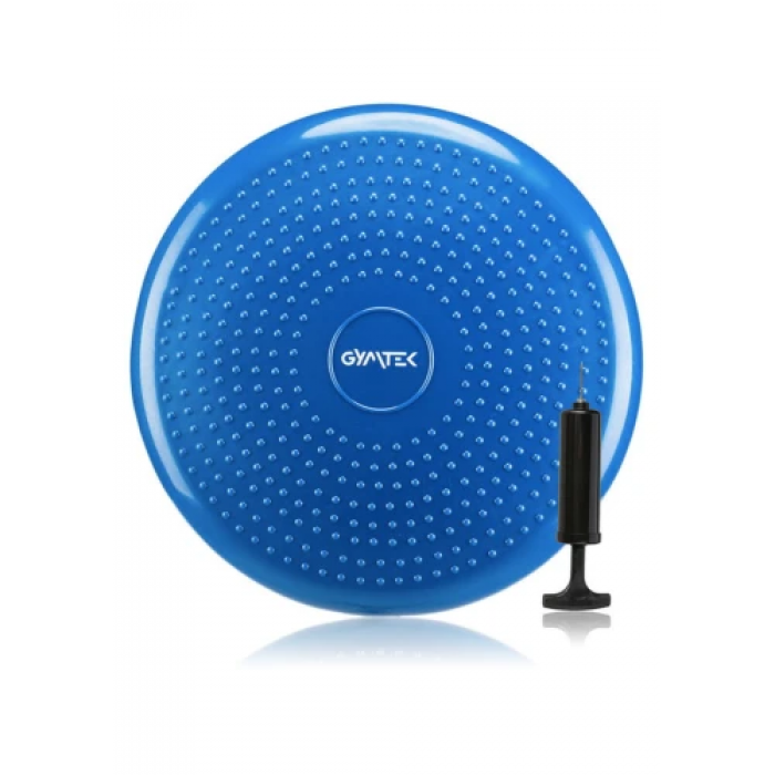 Балансувальна подушка Gymtek синя + насос