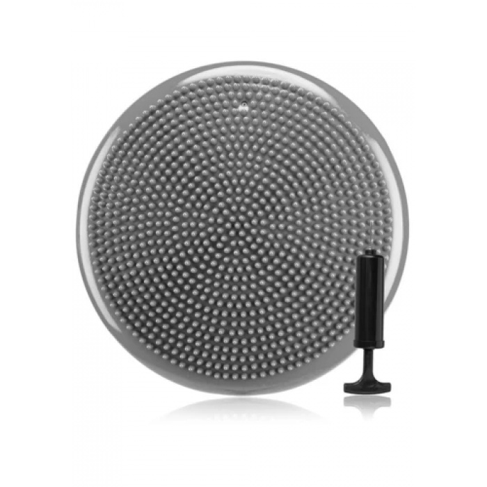 Балансувальна подушка Gymtek сіра + насос