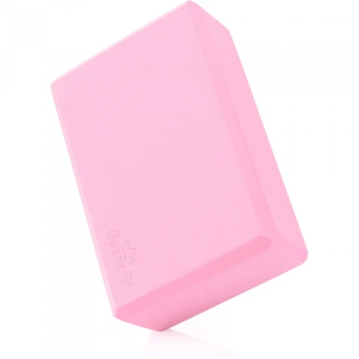 Блок для йоги Queenfit EVA розовый
