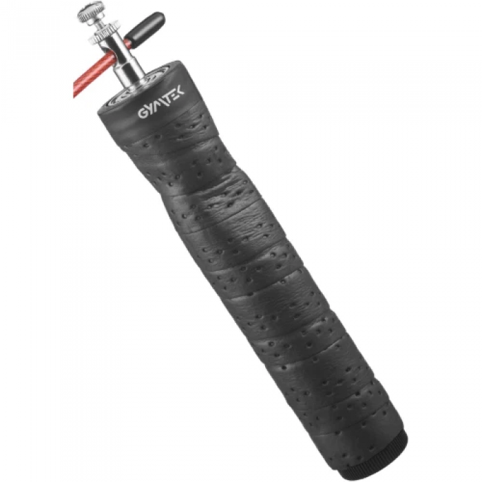 Скакалка Gymtek швидкісна із підшипниками чорна