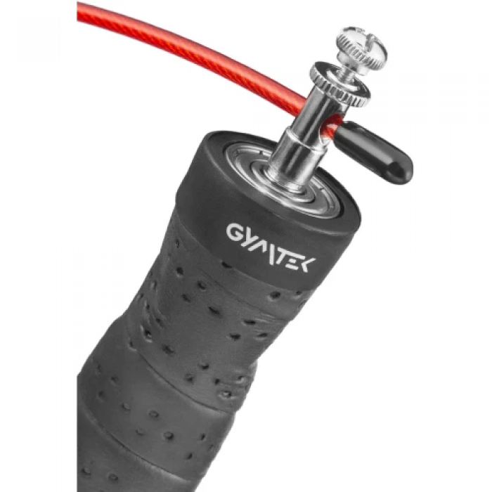 Скакалка Gymtek швидкісна із підшипниками чорна