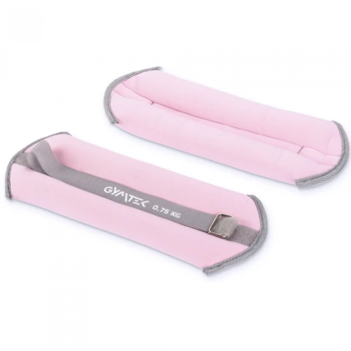 Обтяжувачі Gymtek для рук та ніг 2 х 0,75 кг рожевий