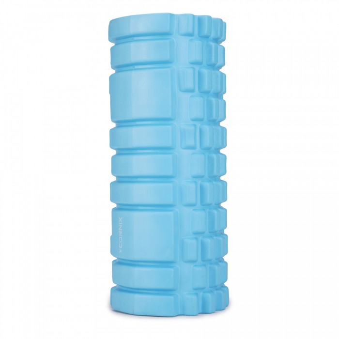 Массажный ролик Cornix EVA 33 x 14 см (валик, роллер) XR-0030 Sky Blue