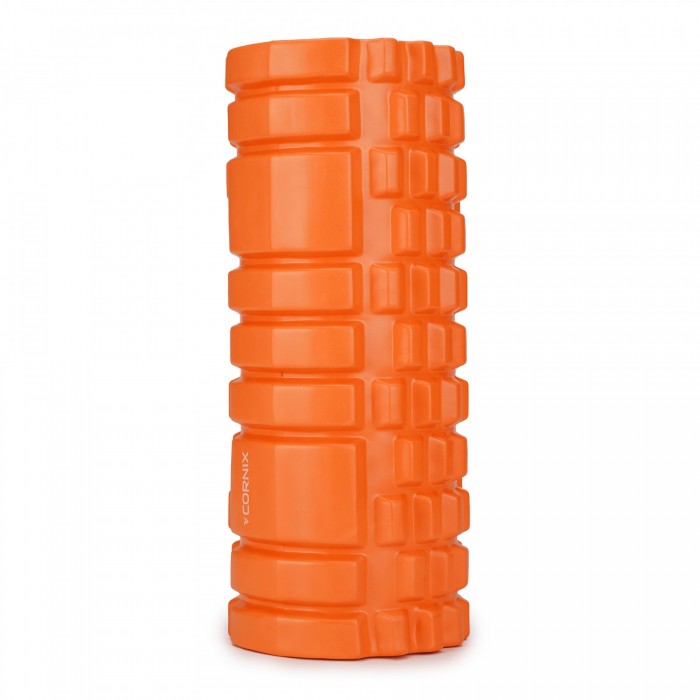 Массажный ролик Cornix EVA 33 x 14 см (валик, роллер) XR-0033 Orange