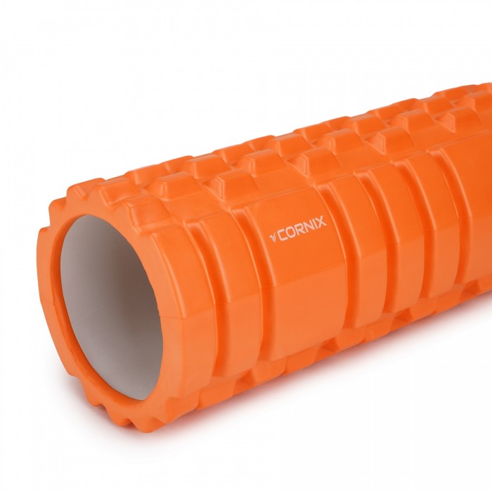 Массажный ролик Cornix EVA 33 x 14 см (валик, роллер) XR-0033 Orange