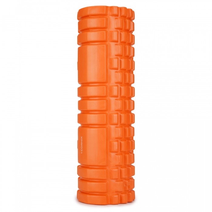 Массажный ролик Cornix EVA 45 x 14 см (валик, роллер) XR-0041 Orange