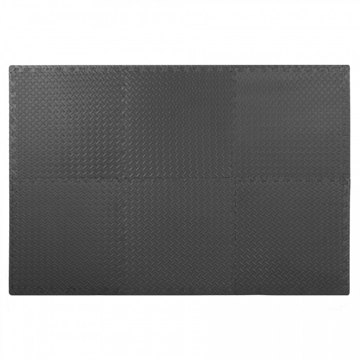 Мат-пазл (ластівчин хвіст) Springos Mat Puzzle EVA 180 x 120 x 1.2 см FM0005A Graphite