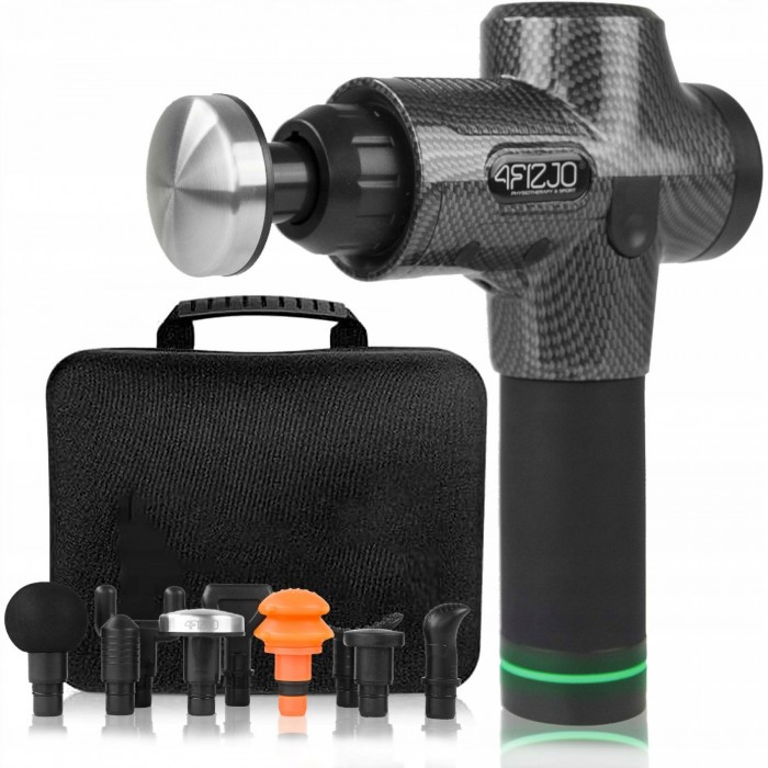 Ручний перкусійний масажер 4FIZJO Massage Gun Ultra 100 Вт масажний пістолет (P-5907739315632)