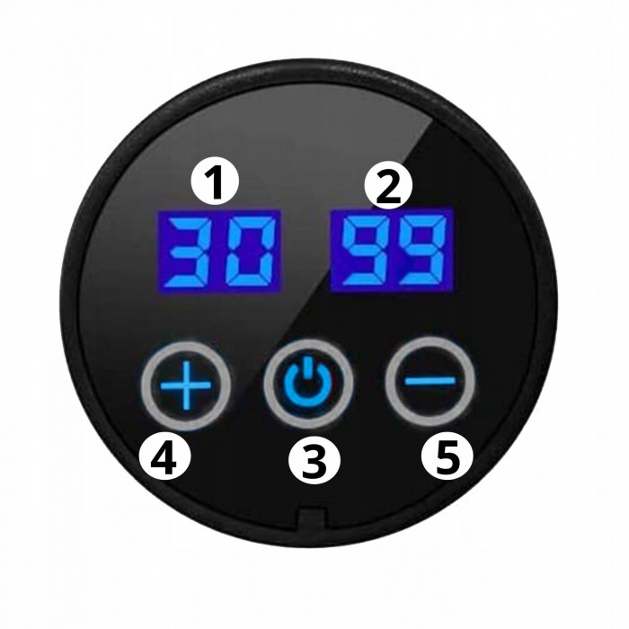 Ручний перкусійний масажер 4FIZJO Massage Gun Ultra 100 Вт масажний пістолет (P-5907739315632)