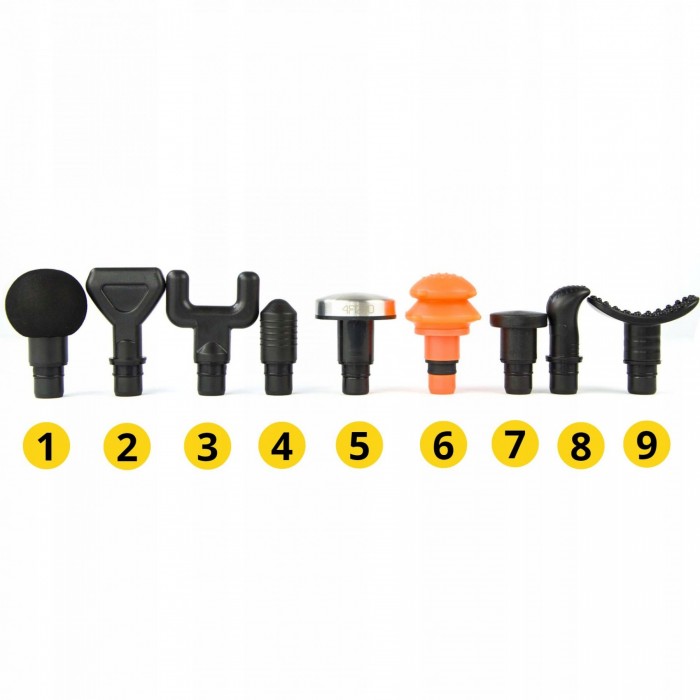 Ручний перкусійний масажер 4FIZJO Massage Gun Ultra 100 Вт масажний пістолет (P-5907739315632)