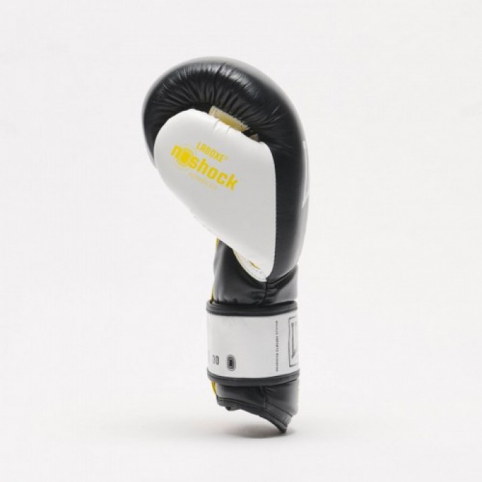 Боксерские перчатки Leone Tecnico Black Yellow 12 ун.