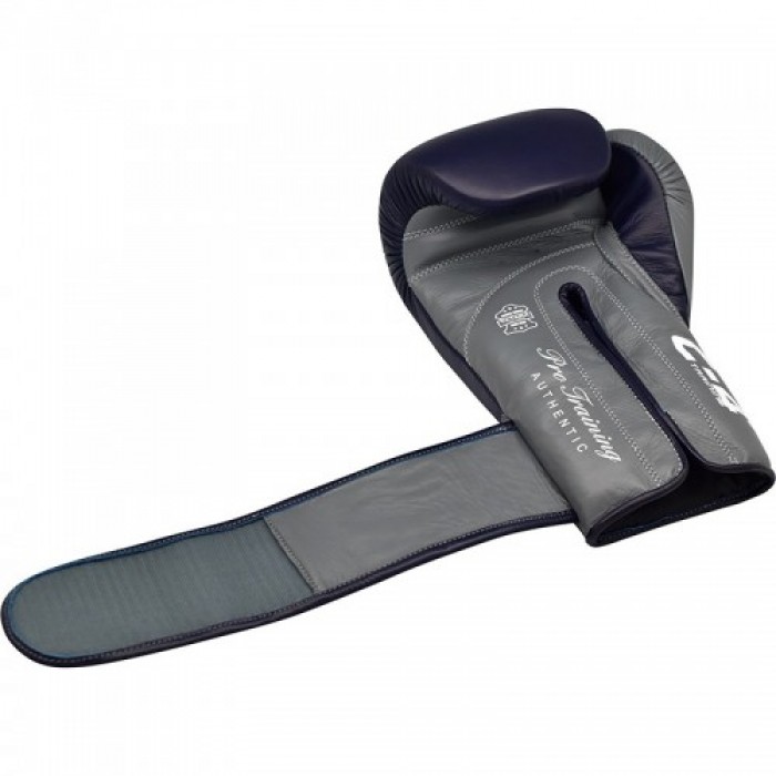 Боксерские перчатки RDX Leather Pro C4 Blue 10 ун.