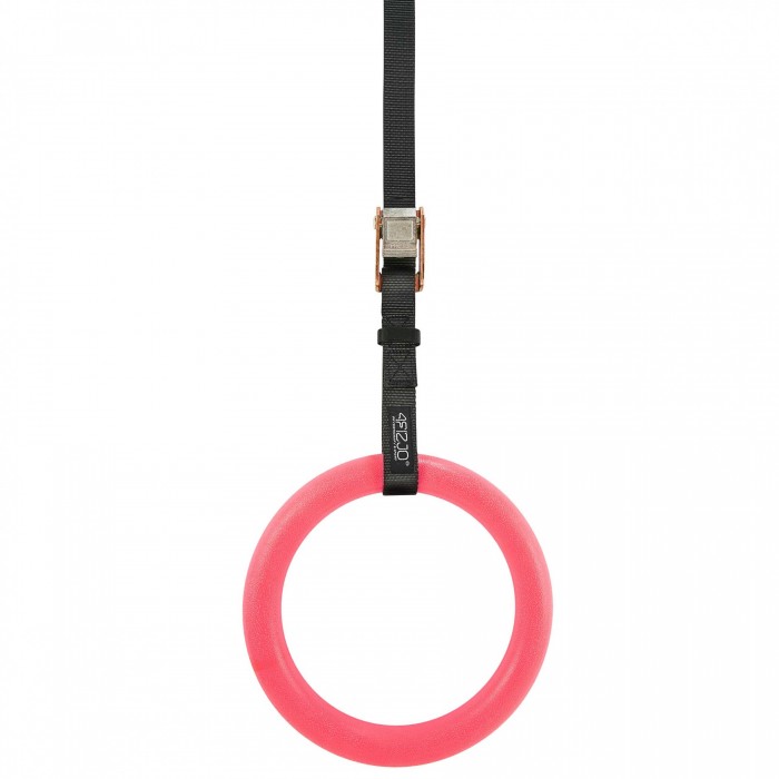 Гимнастические кольца 4FIZJO из ABS пластика, регулируемые Pink (P-5907739314888)