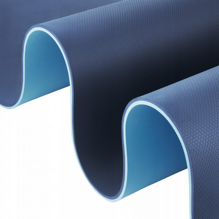 Коврик (мат) спортивный 4FIZJO TPE 180 x 60 x 1 см для йоги и фитнеса Blue/Sky Blue (P-5907739317094)