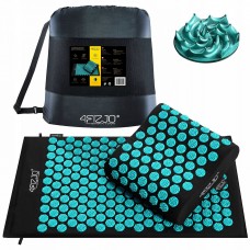 Килимок акупунктурний з подушкою 4FIZJO Ergo Mat Аплікатор Кузнєцова Black/Blue (P-5907739313911)