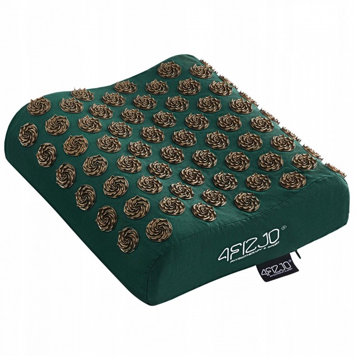 Коврик акупунктурный с подушкой 4FIZJO Ergo Mat Аппликатор Кузнецова Navy Green/Gold (P-5907739315076)