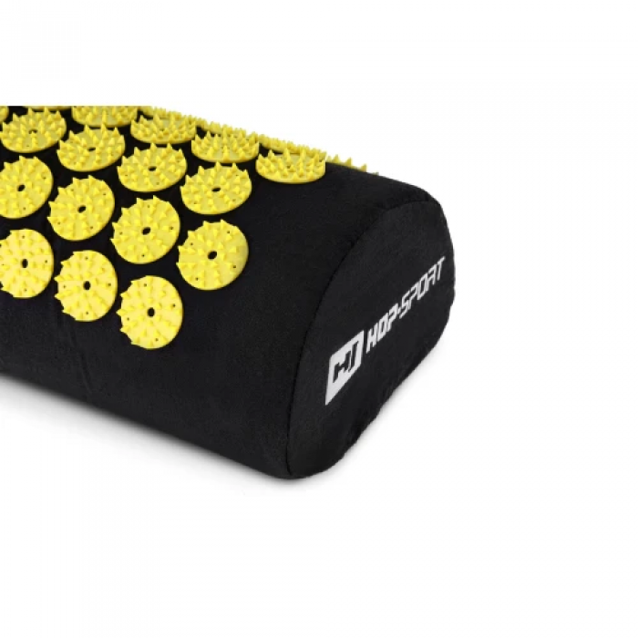 Подушка для акупунктуры Hop-Sport HS-C037AP (Аппликатор Кузнецова) черно-желтая