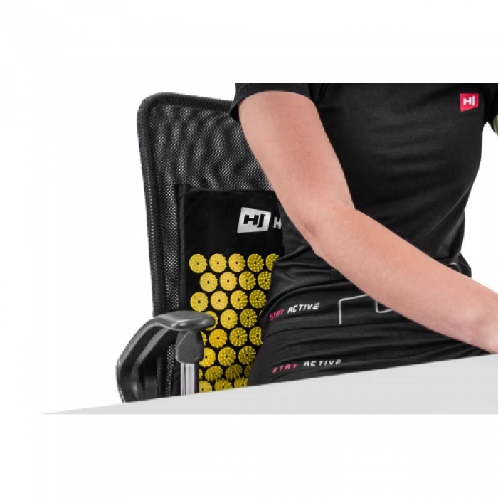 Массажный коврик Аппликатор Кузнецова Hop-Sport HS-C072AM желтый