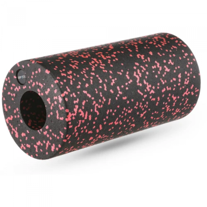 Массажный ролик Gymtek для йоги и фитнеса ЕРР 30*15 см черно-красный