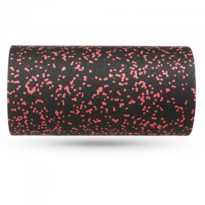 Массажный ролик Gymtek для йоги и фитнеса ЕРР 30*15 см черно-красный