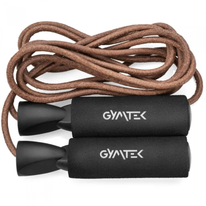 Скакалка Gymtek шкіряна з підшипниками 275 см