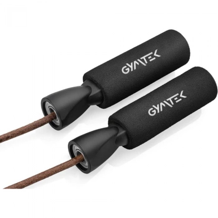 Скакалка Gymtek шкіряна з підшипниками 275 см