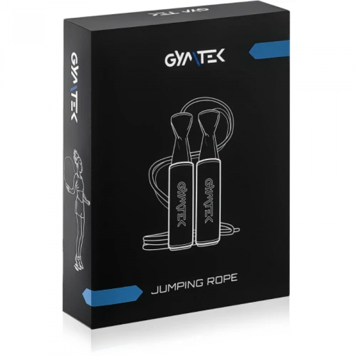 Скакалка Gymtek шкіряна з підшипниками 275 см