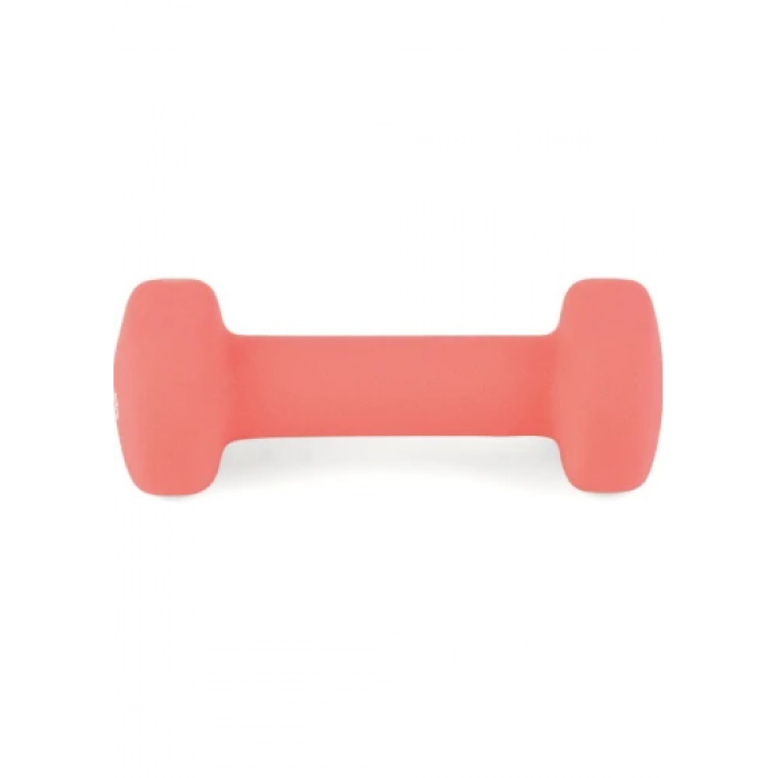 Набор гантелей неопреновых Queenfit 2х0,5 кг розовый