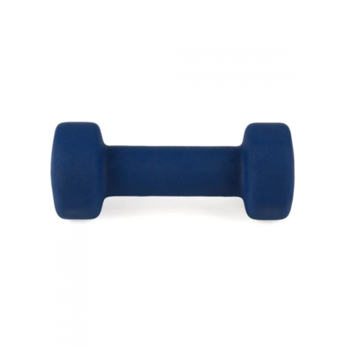 Набір неопренових гантелі Queenfit 2х2 кг темно-синій
