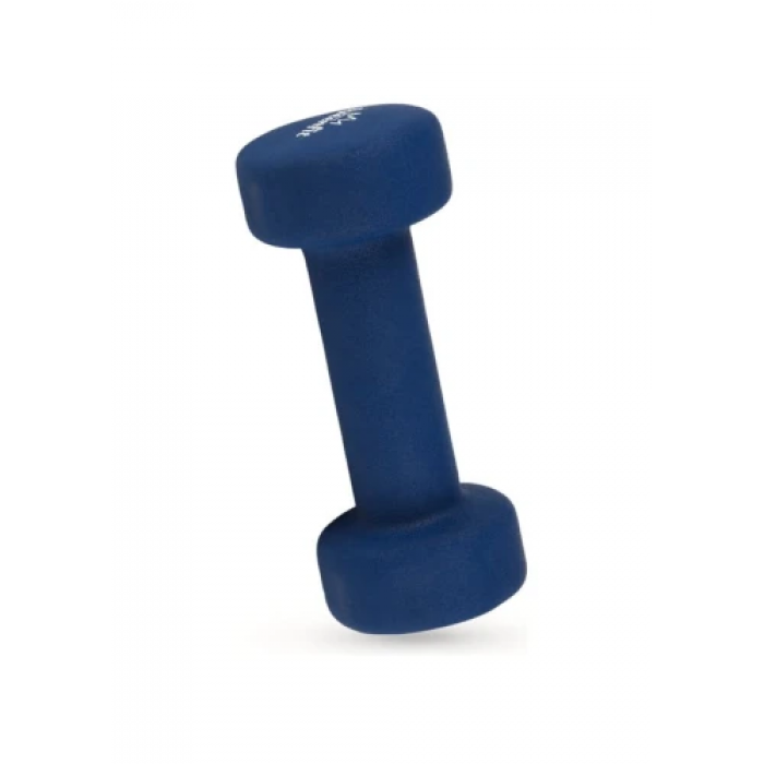 Набір неопренових гантелі Queenfit 2х2 кг темно-синій