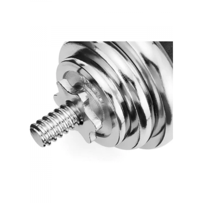 Набор гантели в кейсе Gymtek хромированные 2х10 кг