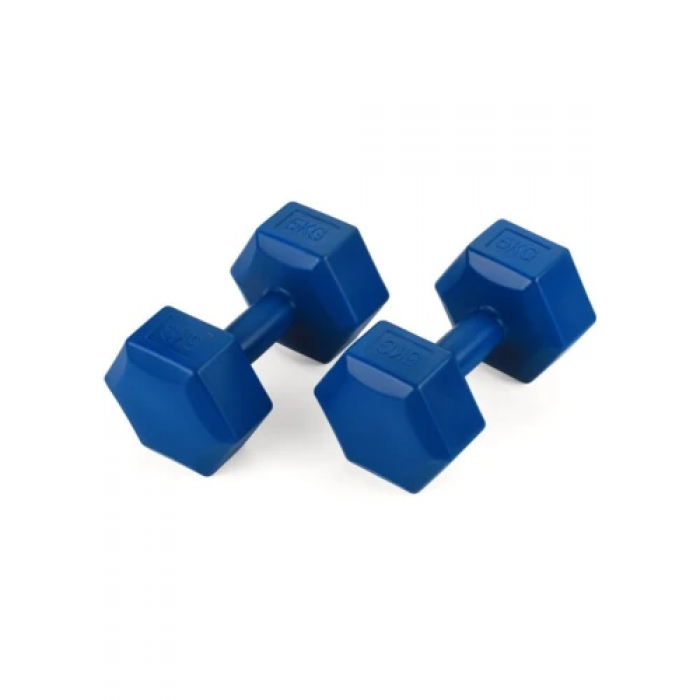 Набор композитных гантелей Gymtek 2х5 кг темно-синий