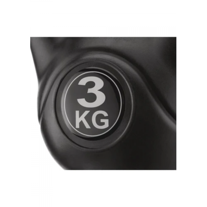 Гиря виниловая GYMTEK 3 кг черный