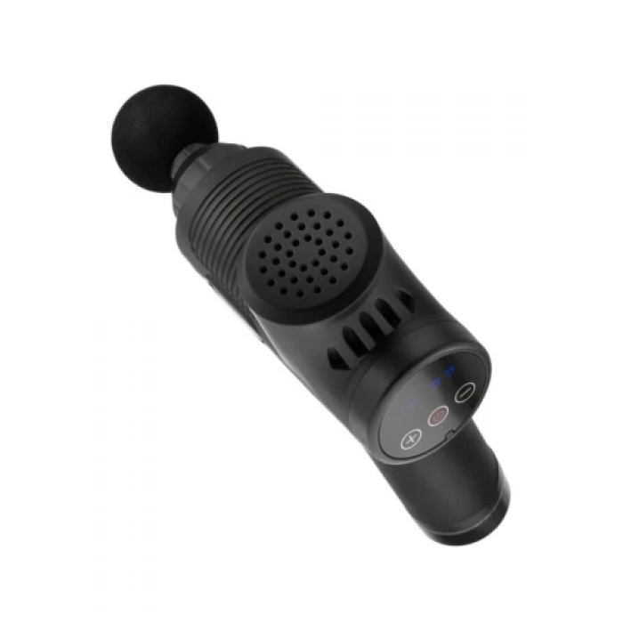 Перкусійний ручний масажер для тіла та м'язів Gymtek чорний