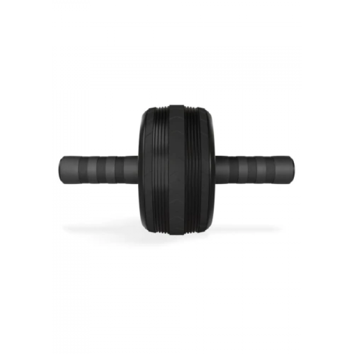 Ролик для преса Hop-Sport з килимком чорний