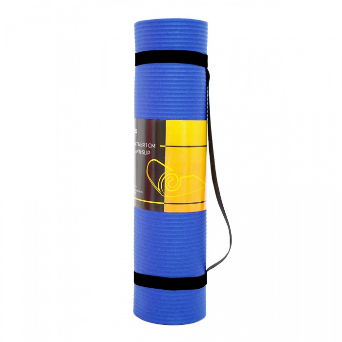 Килимок спортивний Cornix NBR 183 x 61 x 1 cм для йоги та фітнесу XR-0009 Blue