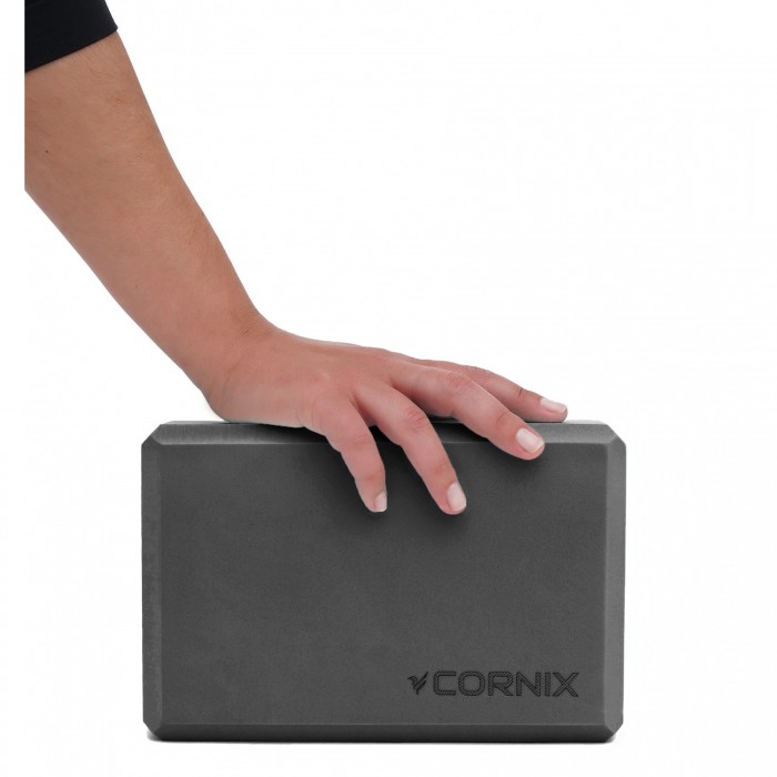 Блок для йоги Cornix EVA 22.8 x 15.2 x 7.6 см XR-0099 Black