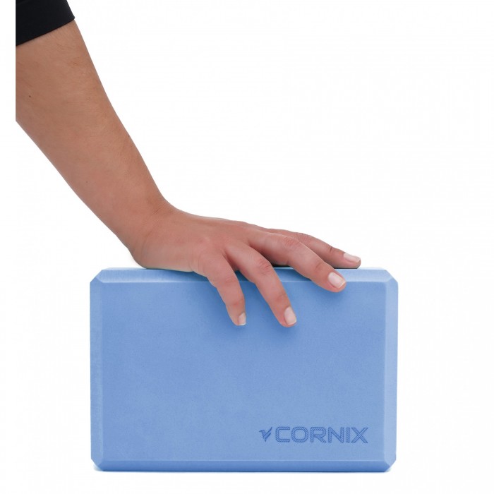 Блок для йоги Cornix EVA 22.8 x 15.2 x 7.6 см XR-0102 Blue