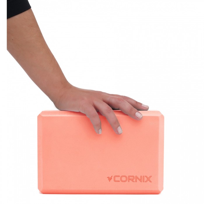 Блок для йоги Cornix EVA 22.8 x 15.2 x 7.6 см XR-0104 Orange