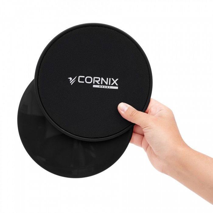 Диски-слайдери для ковзання (глайдингу) Cornix Sliding Disc 2шт XR-0178 Black