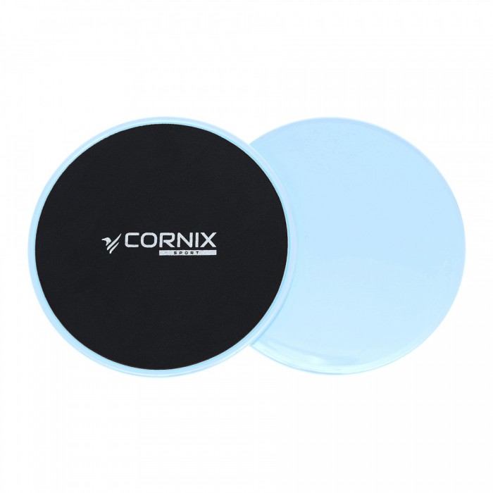 Диски-слайдери для ковзання (глайдингу) Cornix Sliding Disc 2шт XR-0179 Sky Blue