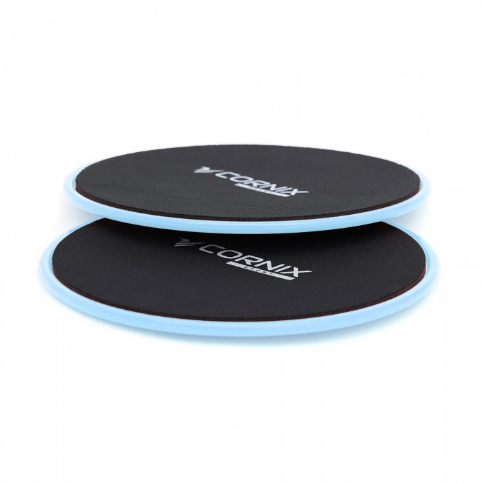 Диски-слайдери для ковзання (глайдингу) Cornix Sliding Disc 2шт XR-0179 Sky Blue