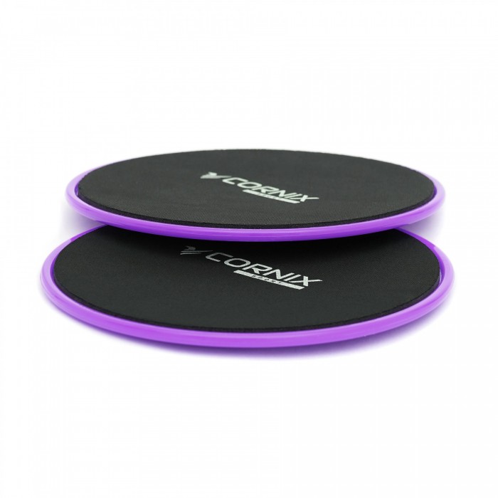 Диски-слайдери для ковзання (глайдингу) Cornix Sliding Disc 2 шт XR-0181 Purple