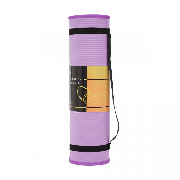 Килимок спортивний Cornix NBR 183 x 61 x 1 см для йоги та фітнесу XR-0093 Purple/Purple