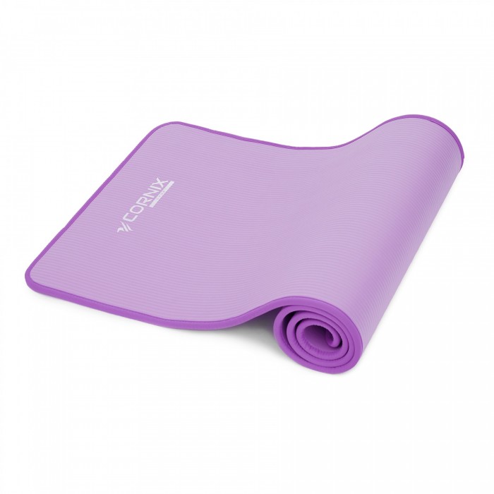 Килимок спортивний Cornix NBR 183 x 61 x 1 см для йоги та фітнесу XR-0093 Purple/Purple