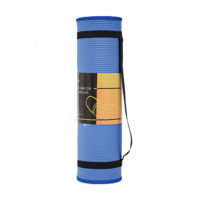 Килимок спортивний Cornix NBR 183 x 61 x 1 см для йоги та фітнесу XR-0096 Blue/Blue