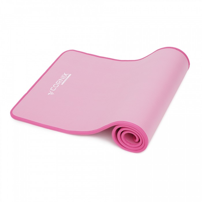 Коврик спортивный Cornix NBR 183 x 61 x 1 cм для йоги и фитнеса XR-0097 Pink/Pink