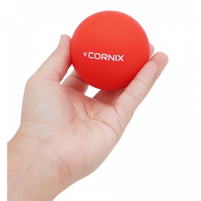Масажний м'яч Cornix Lacrosse Ball 6.3 см XR-0117 Red