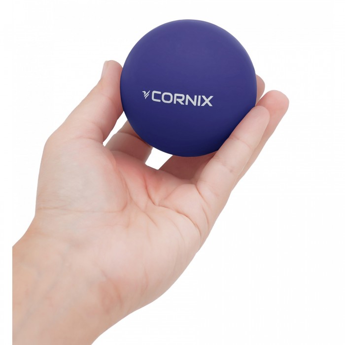 Масажний м'яч Cornix Lacrosse Ball 6.3 см XR-0229 Navy Blue